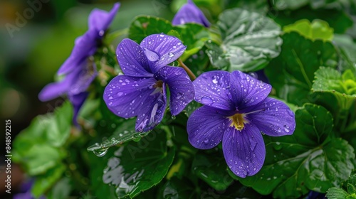 Violet Blooms found in Lucknow Garden