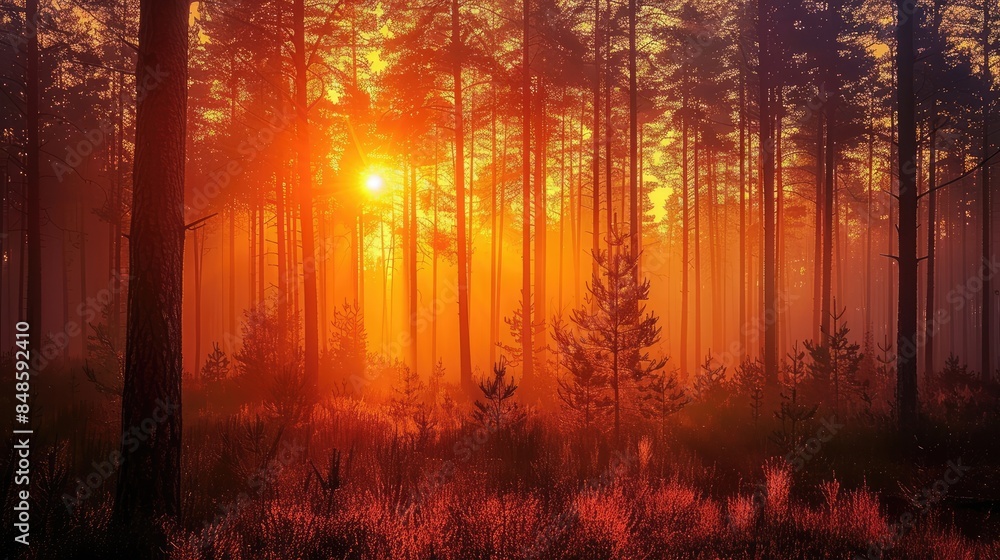 Sunrise Beyond the Trees Sunrise Beyond the Trees
