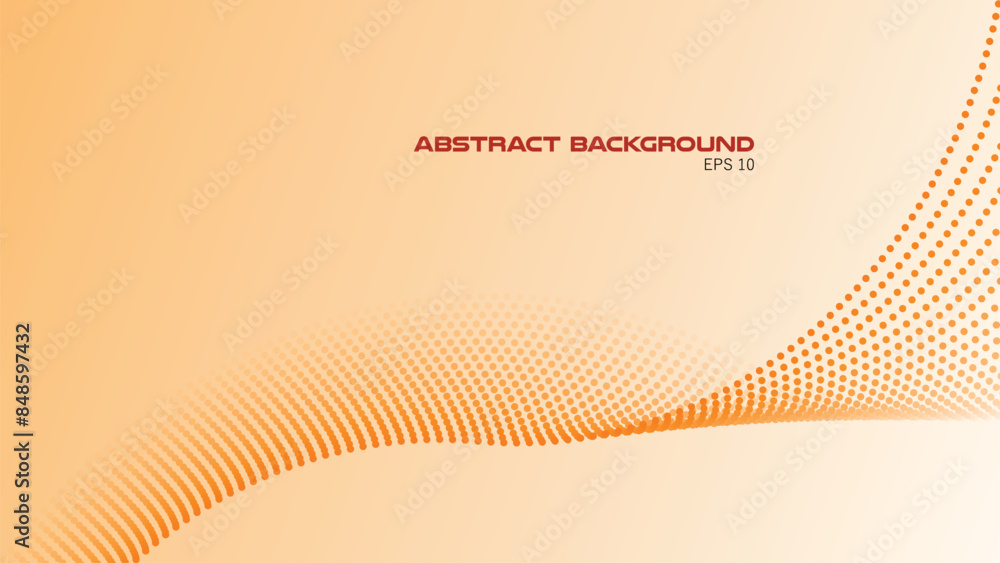Orange abstract background with polkadot pattern for backdrop or presentation Orange abstract background with polkadot pattern for backdrop or presentation