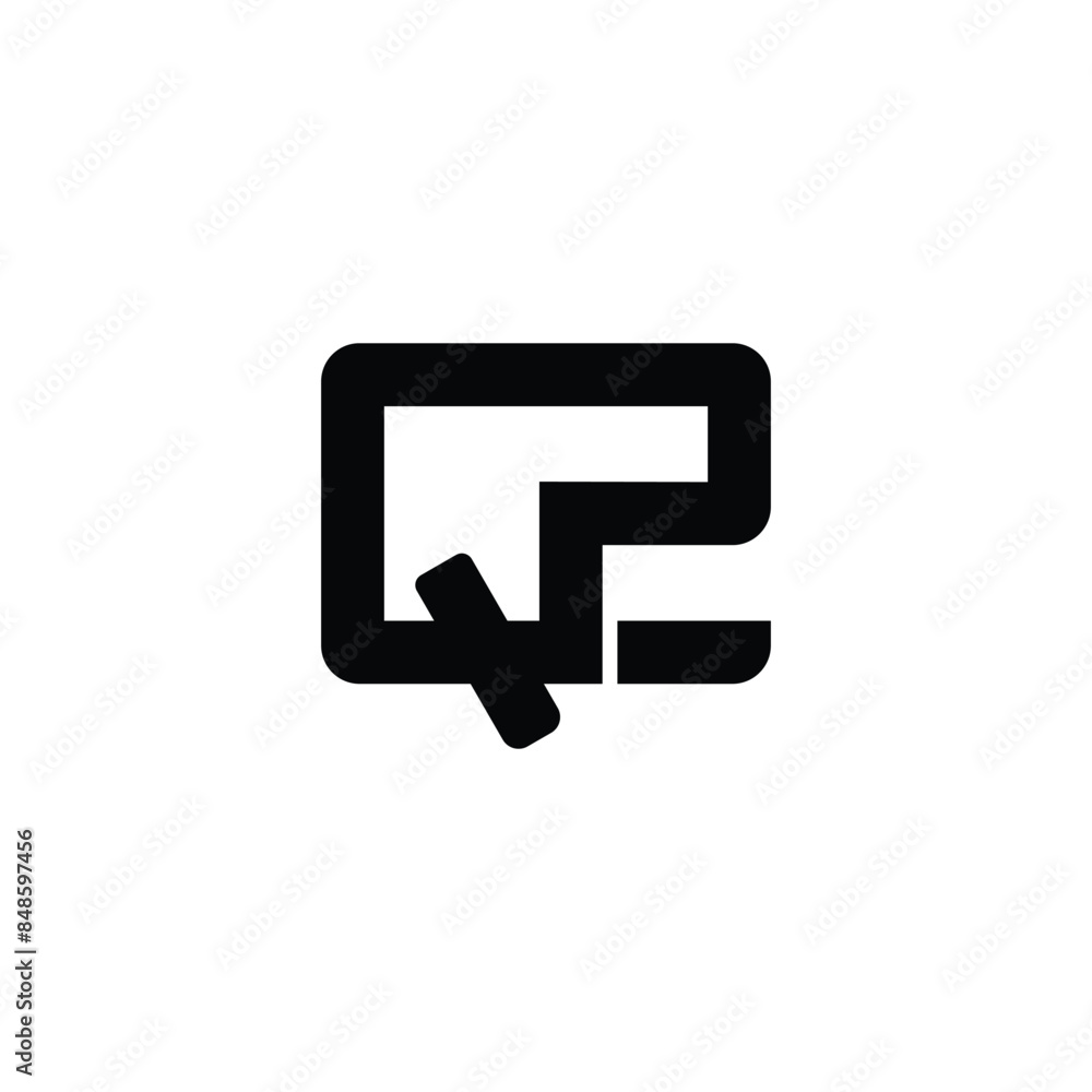 Alphabet letters Initials Monogram logo QZ, ZQ, Z and Q Alphabet letters Initials Monogram logo QZ, ZQ, Z and Q