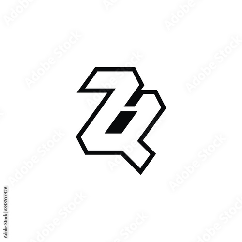 Free Download Alphabet letters Initials Monogram logo QZ, ZQ, Z and Q - GFXLoad