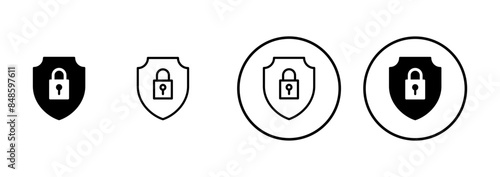 Security icon vector isolated on white background. protection icon. privacy. vpn