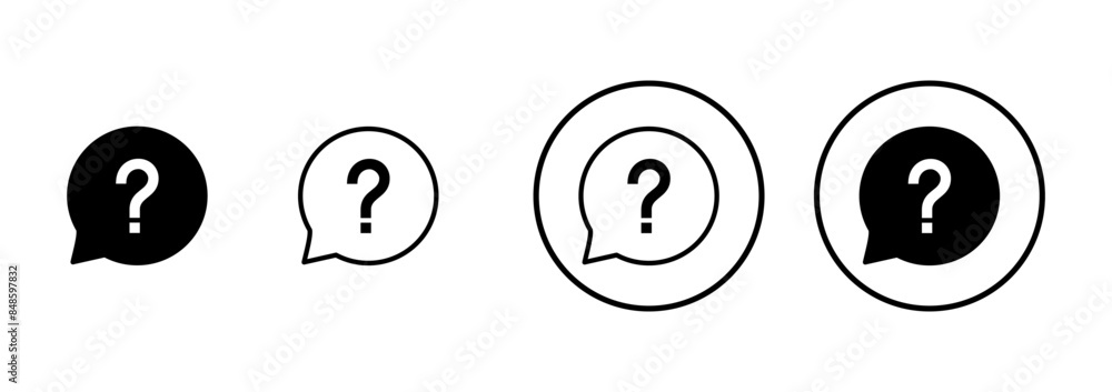 Question Icon vector isolated on white background. Question mark sign. help icon. Faq Question Icon vector isolated on white background. Question mark sign. help icon. Faq