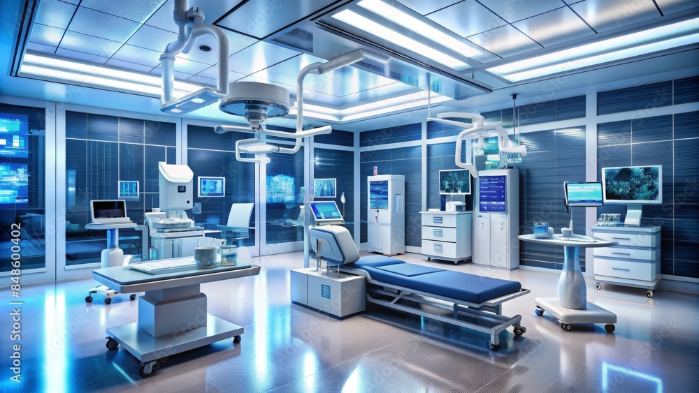 The Cutting-Edge Technology In This Modern Operating Room Is Designed To Provide The Best Possible Care For Patients. The Cutting-Edge Technology In This Modern Operating Room Is Designed To Provide The Best Possible Care For Patients.