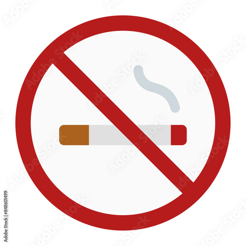 no smoking sign icon 