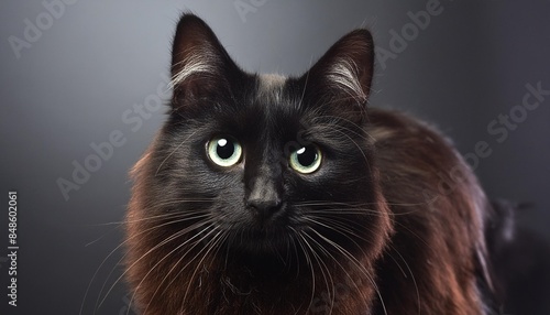 black cat potrait © Simone