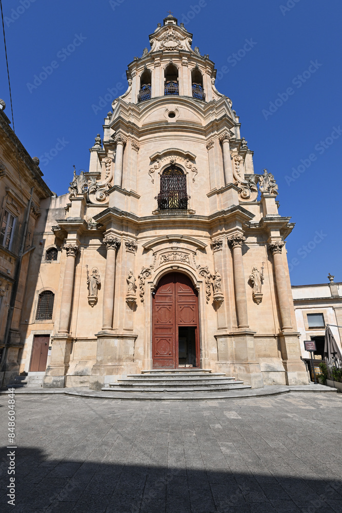 Fototapeta premium Church of Saint Joseph - Ragusa, Italy
