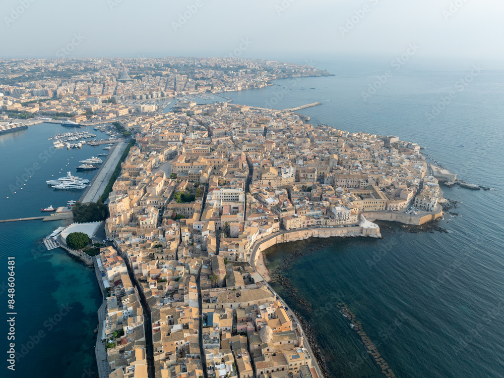 Obraz premium Aerial View of Syracuse, Sicily, Italy
