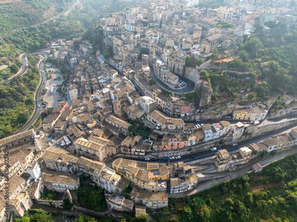 Fototapeta premium Aerial View - Ragusa, Italy