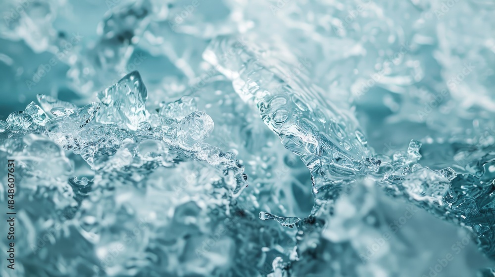 Unique background featuring stunning natural textures of ice and water ideal for trendy inscription designs with an ecological theme Unique background featuring stunning natural textures of ice and water ideal for trendy inscription designs with an ecological theme