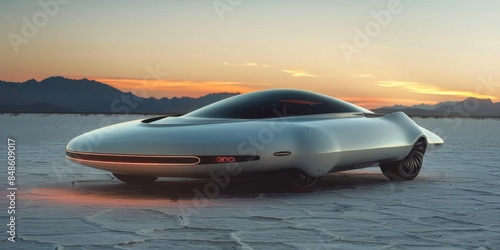 Wallpaper Mural World UFO Day, UFO-inspired electric car, mystery, technology, HD wallpapers, backgrounds, generated by AI. .Futuristic Electric Vehicle Design Inspired by UFO for World UFO Day Torontodigital.ca