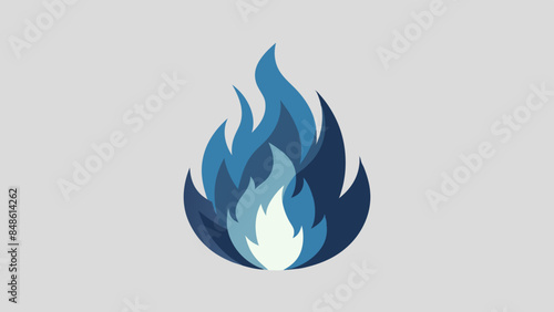 Fiery flames illuminate the darkness. Blazing fire against a dark backdrop. Flames flicker against a dark backdrop.