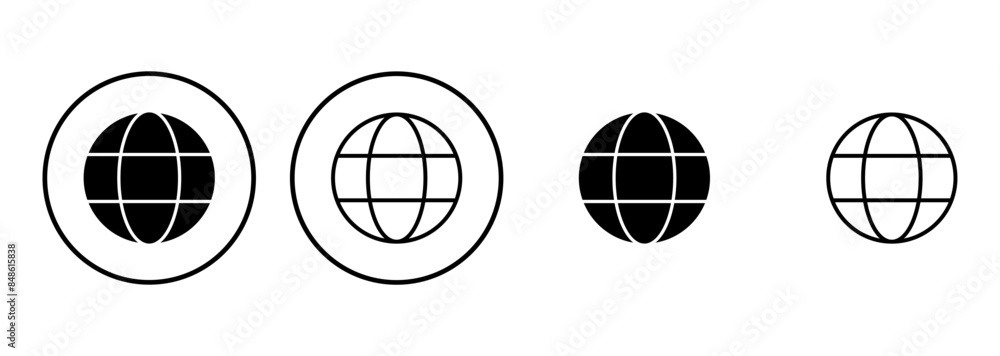 Fototapeta premium Web icon set. go to web icon. web click icon