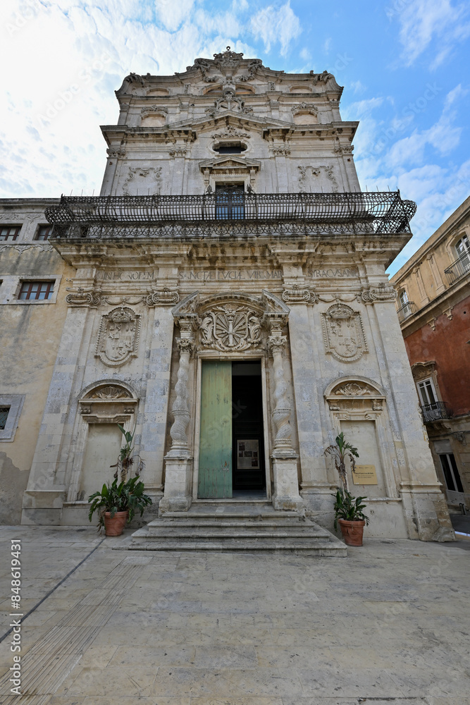 Fototapeta premium Church of Saint Lucia - Sicily, Syracuse, Italy