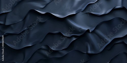  a close-up of a waveform, showing a smooth, flowing motion in a dark blue color.