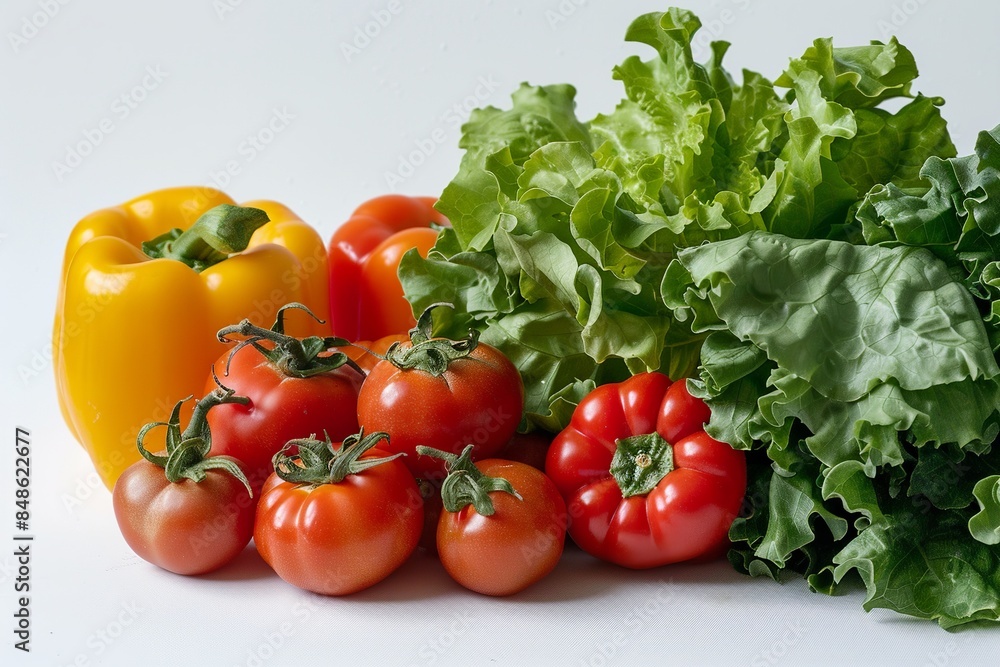 tomatoes and lettuce tomatoes and lettuce