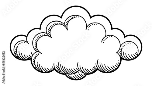 Weather app icon, cloud on the background. Weather app symbol representing a weather-related feature or application.