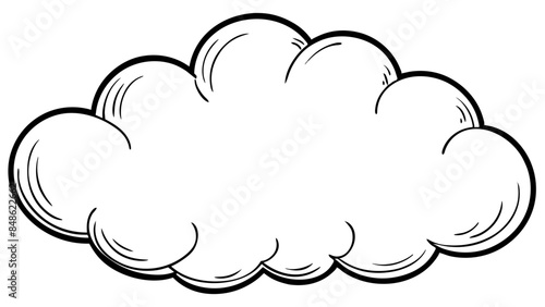 Weather app icon, cloud on the background. Weather app symbol representing a weather-related feature or application.