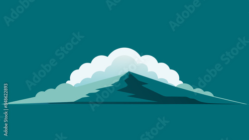 Cloud graphic on the background, Minimalistic cloud shape on the background representing a weather-related feature or application.