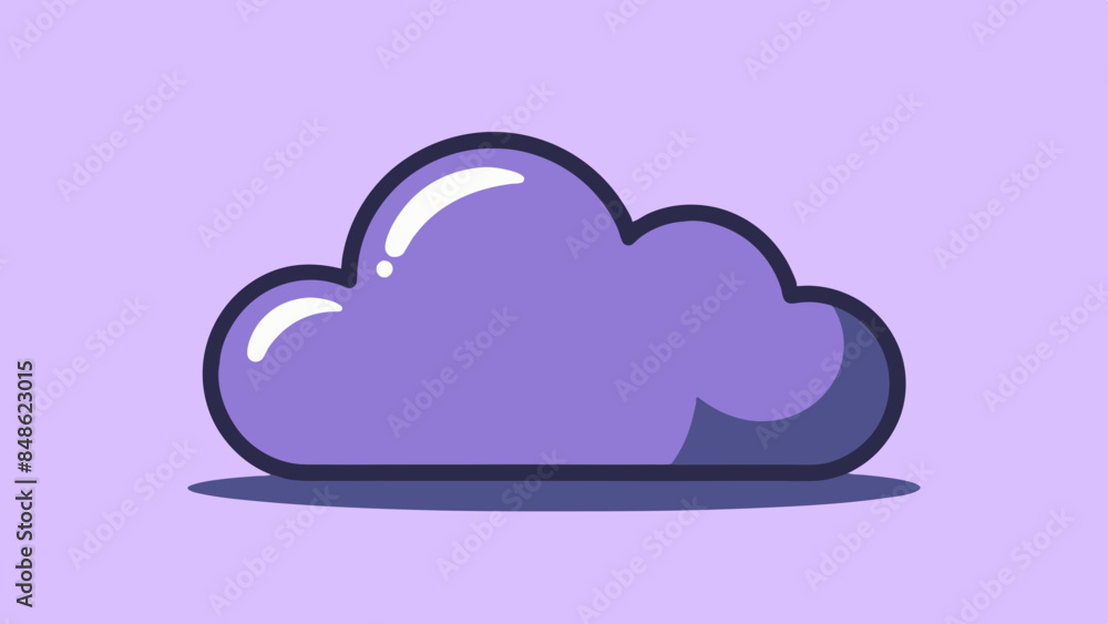Cloud graphic on the background, Minimalistic cloud shape on the background representing a weather-related feature or application. Cloud graphic on the background, Minimalistic cloud shape on the background representing a weather-related feature or application.
