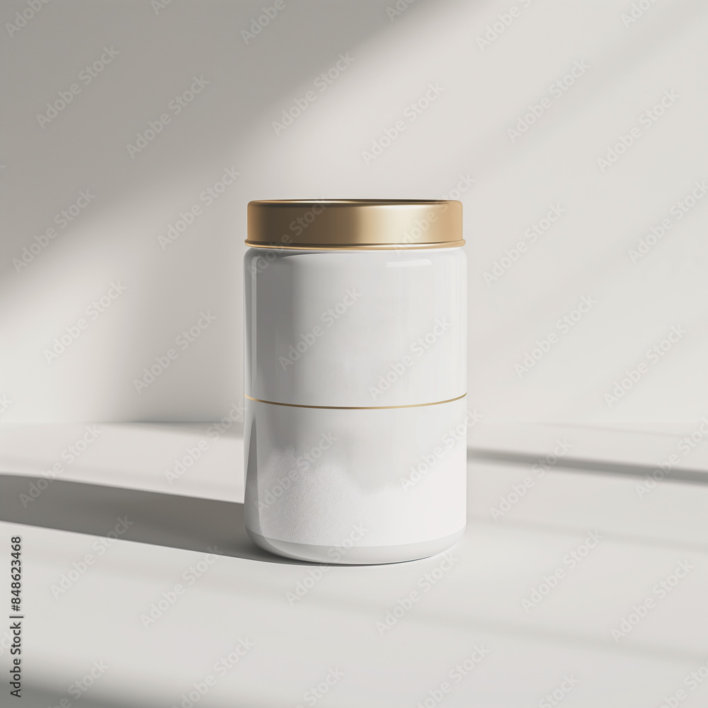 empty plastic bottle on a plain white background, ai generated empty plastic bottle on a plain white background, ai generated