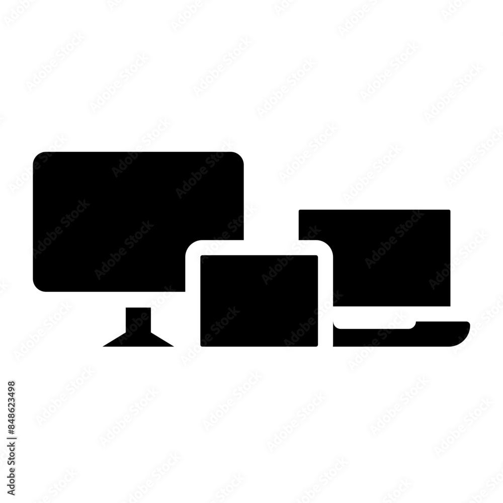 electronic technology device glyph icon electronic technology device glyph icon