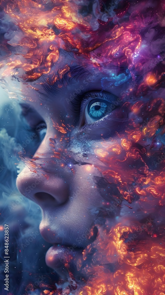 Transcendent Beings Surveying the Tapestry of Existence from a Celestial Vantage Point Transcendent Beings Surveying the Tapestry of Existence from a Celestial Vantage Point