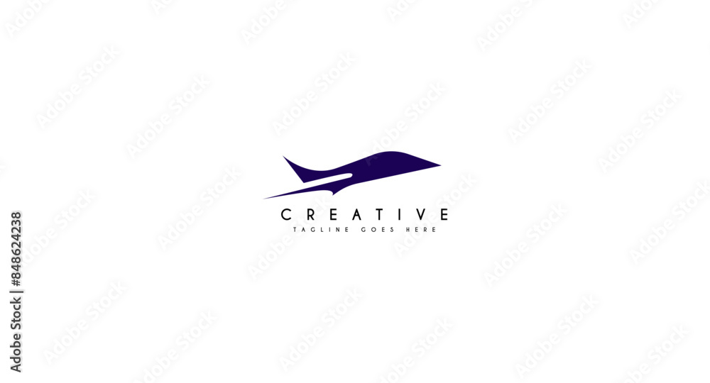 Jet Plane Logo design vector illustration. Jet Plane Logo design vector illustration.