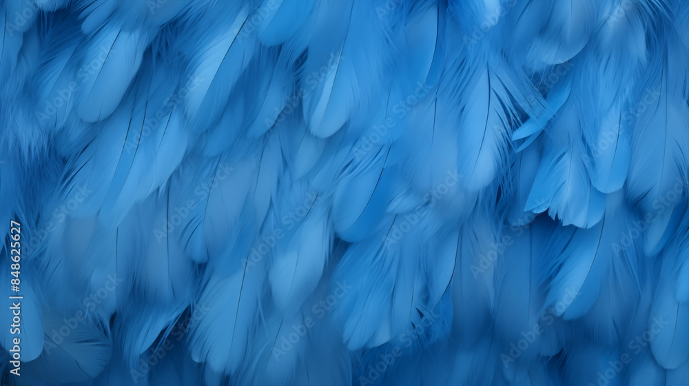 Obraz premium Pattern Background Abstract Image, Blue Bird Feathers, Texture, Wallpaper, Background, Cell Phone Cover and Screen, Smartphone, Computer, Laptop, Format 9:16 and 16:9 - PNG