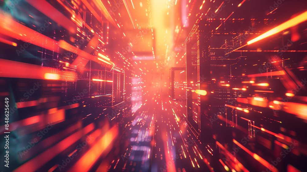 Fototapeta premium futuristic technology background, Wallpaper 