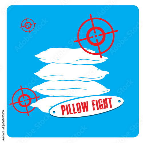 Pillow Fight event poster