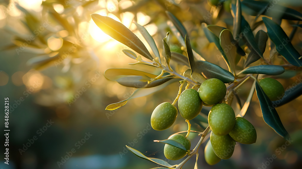 Green olives on olive tree branch. Olive oil production. Fresh olives. Green olives on olive tree branch. Olive oil production. Fresh olives.