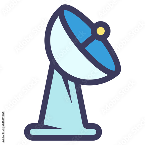 parabolic antenna icon