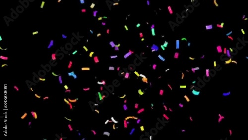 confetti party effect overlay