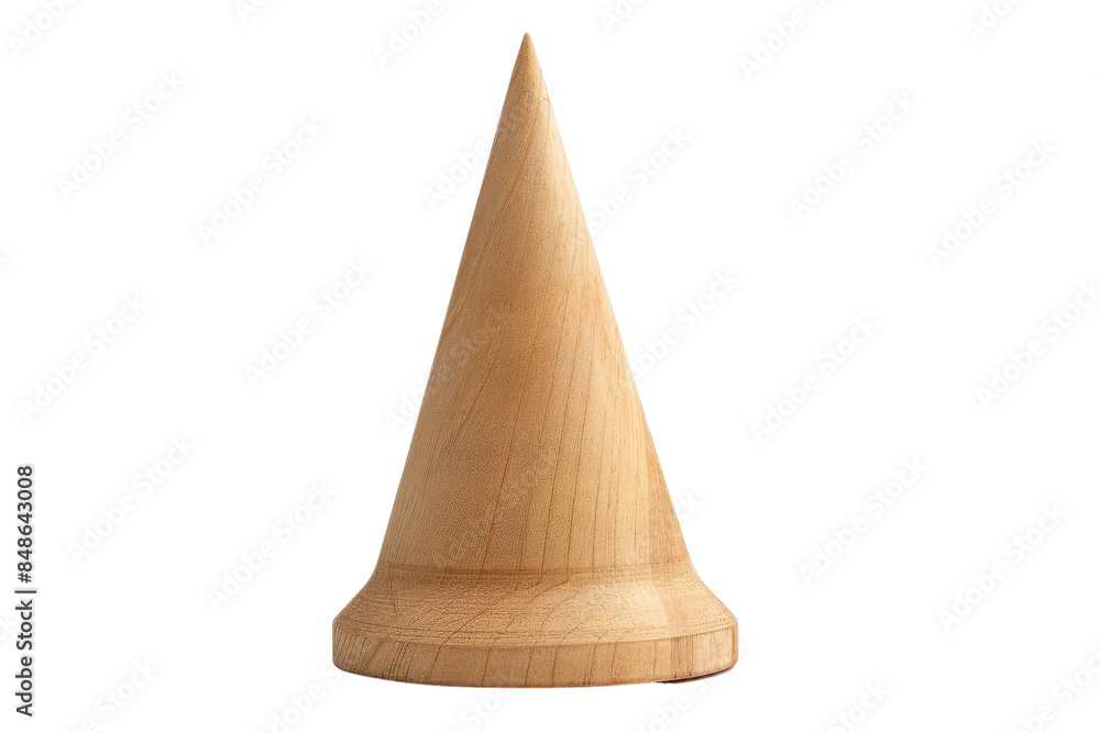 Brown Witch Hat isolated on white background Brown Witch Hat isolated on white background
