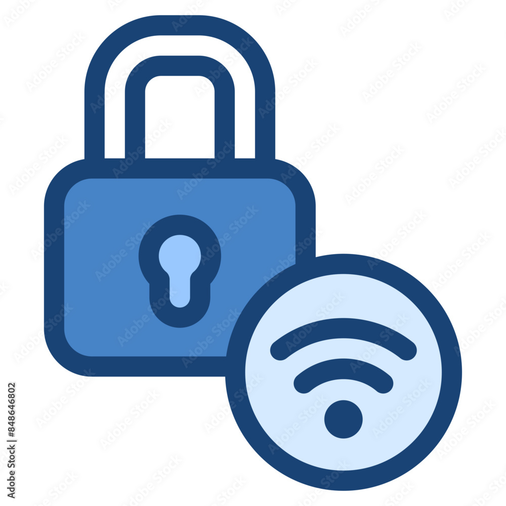 internet wifi secured icon internet wifi secured icon