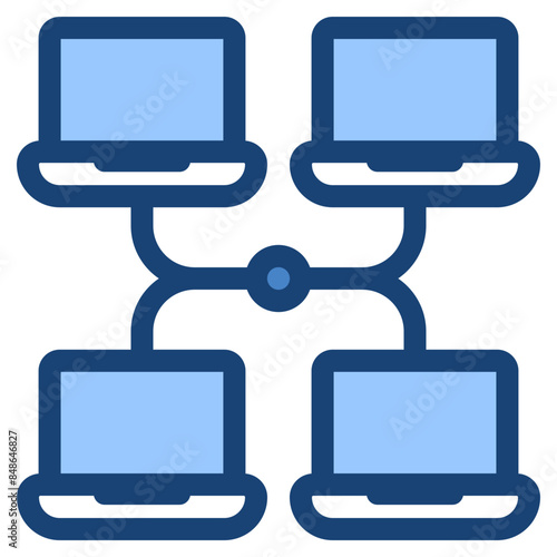 local area network laptop device icon