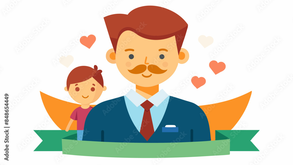father day vector artwork illustration svg