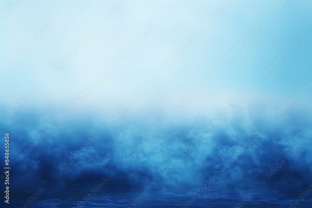 Obraz premium Abstract blue gradient: A smooth blue gradient background, perfect for overlaying text and graphics