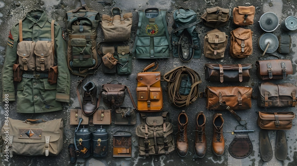 Meticulously Recreated WWII Reenactment Gear with Authentic Details Meticulously Recreated WWII Reenactment Gear with Authentic Details