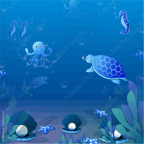 underwater life beautiful ocean aquarium sea