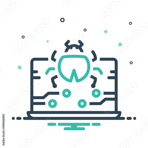 Mix icon for malware 