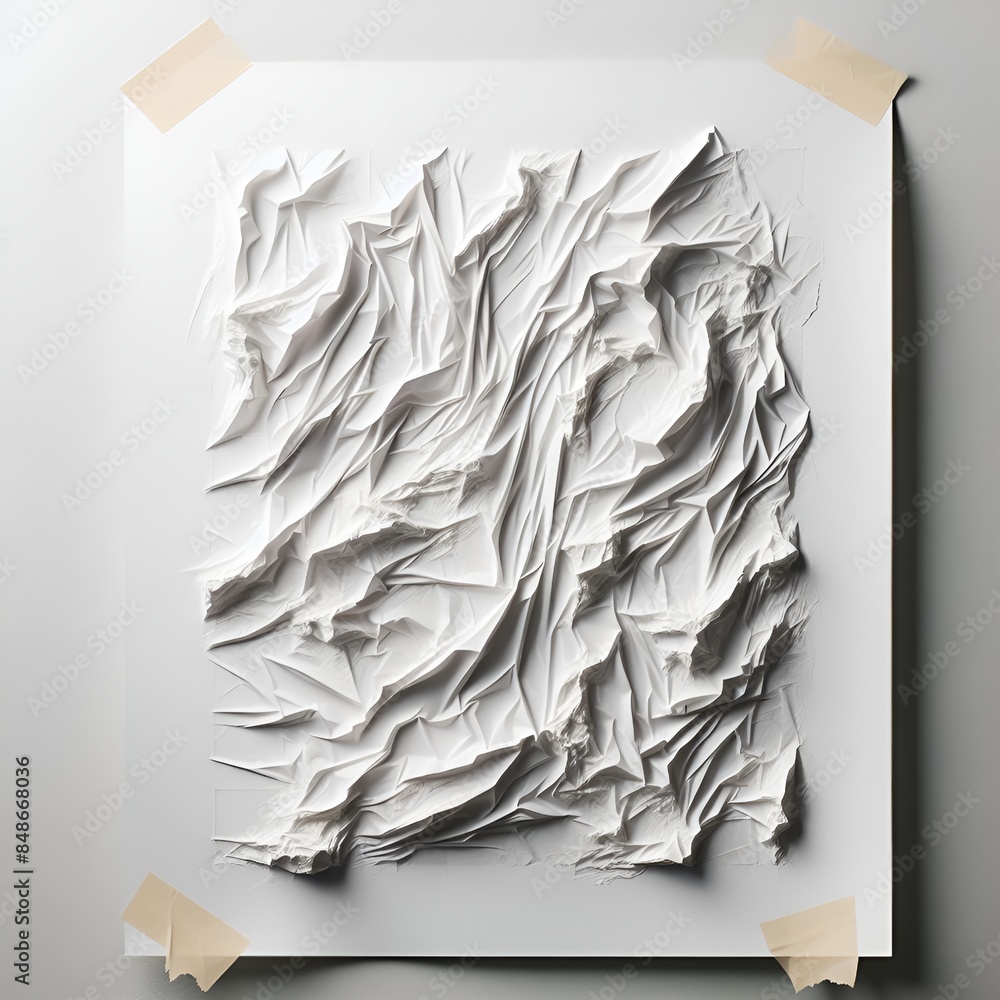 Obraz premium crumpled paper