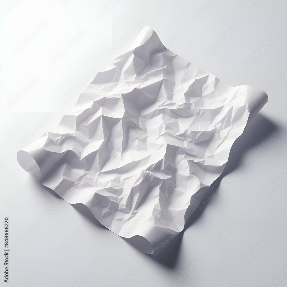 Obraz premium crumpled paper ball