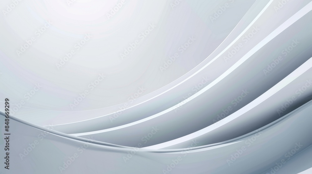 Abstract Modern Background with Smooth Curved Lines and Gradient Shades of White and Gray for Elegant and Minimalistic Design Concepts Abstract Modern Background with Smooth Curved Lines and Gradient Shades of White and Gray for Elegant and Minimalistic Design Concepts