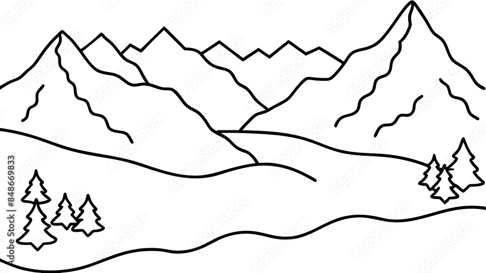 Beautiful mountain scenery featuring a serene lake and green trees. Majestic mountains, a peaceful lake, and verdant trees in the view. Beautiful mountain scenery featuring a serene lake and green trees. Majestic mountains, a peaceful lake, and verdant trees in the view.