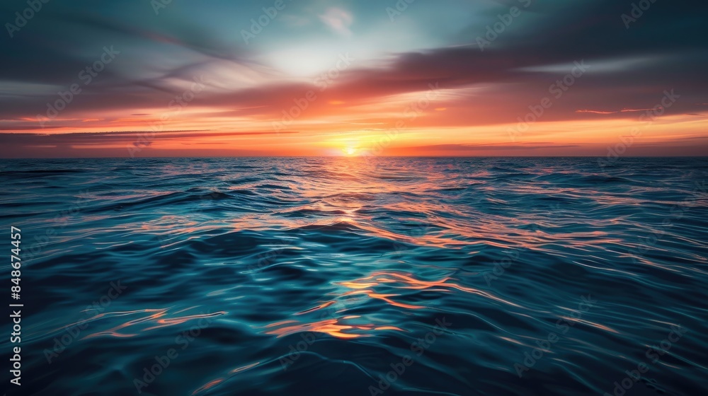 Obraz premium Sunset on the sea