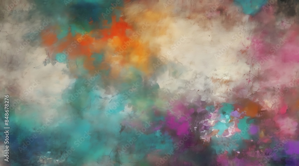 Abstract color paint brush strokes on canvas texture. Painting background. Modern contemporary wall art illustration. Colorful artwork for background. Abstract color paint brush strokes on canvas texture. Painting background. Modern contemporary wall art illustration. Colorful artwork for background.