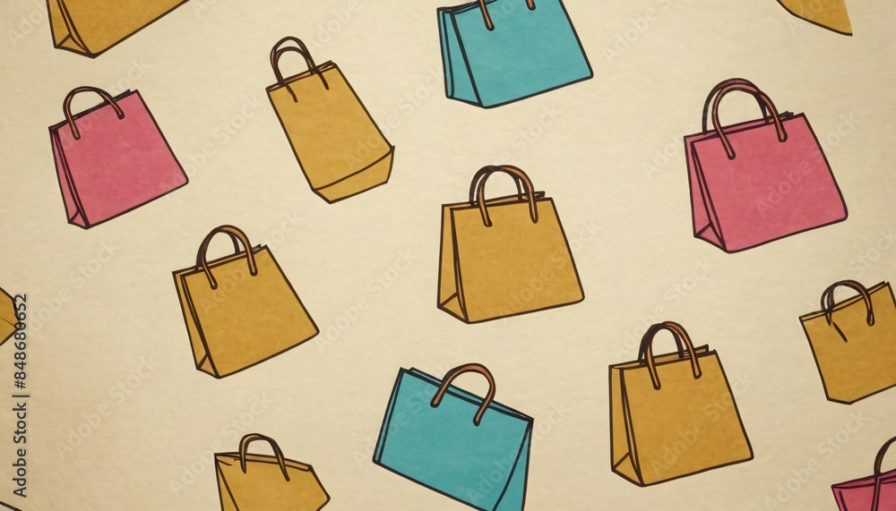 paper bags colorful background no seamless paper bags colorful background no seamless