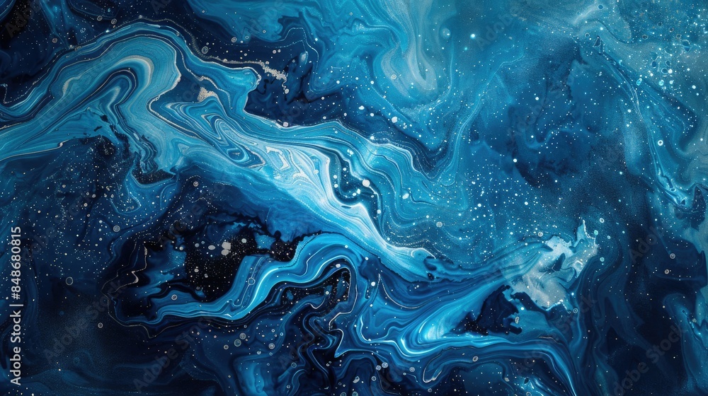 blue background with marbled texture blue background with marbled texture